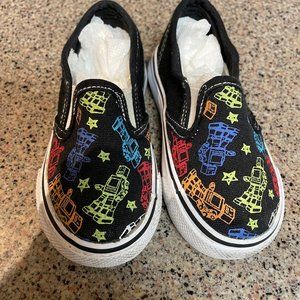 Kidgets Canvas Slip On robot loafers 6